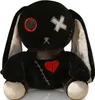 Gothic Hase Plüsch Kaninchen(25cm,Schwarz) Plüschtier Produktbild-Vorschau 1