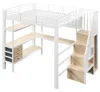 Flieks Etagenbett 140x200cm mit Led, Hochbett Jugendbett Produktbild-Vorschau 10