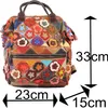 Handgefertigter City Backpack Pachwork Rucksack Blumen Produktbild-Vorschau 6