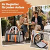 Hund Reisetasche,Transporttasche for Haustiere,Netzstoff Produktbild-Vorschau 5