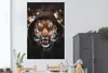 MuchoWow® Poster Tiger mit Kapuze 120x180 cm - Kunstposter Produktbild-Vorschau 2