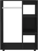 Armadio nero 80x40x110 cm in materiale ligneo Anteprima dell’immagine prodotto 5