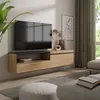 TV-Schrank, Lowboard, 200x35x45cm, Für TV-Geräte bis zu Produktbild-Vorschau 2