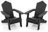 COSTWAY, lot de 2 chaises Adirondack pliantes, en Voir les images du produit 1