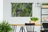 MuchoWow® Wandteppich Wandbehang Ein singender Kuckuck im Produktbild-Vorschau 2