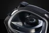 A close-up shot of the top portion of a cordless steam iron. Produktbild-Vorschau