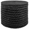 Sznur jutowy vidaXL, 20 mm, czarny, 100% naturalna juta Podgląd zdjęcia produktu 1