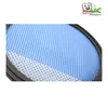 Close-up view of a blue and white mesh filter with a black rubber edge, set against a white background. A logo is visible in the top right corner. Náhled obrázku produktu