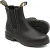 A pair of black leather Chelsea boots are shown against a white background. Náhled obrázku produktu