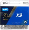 9-rýchlostná reťaz KMC X9 šedá 114 článkov Náhľad obrázku produktu 10