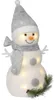 Schneemann Deko beleuchtet 8 warmweiße LEDs Weihnachten Produktbild-Vorschau 2