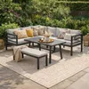 Garden Impressions Bleco II Lounge-Dining Set - carbon Produktbild-Vorschau 2