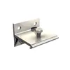 A close-up studio shot of a metal mounting bracket with a bolt. Produktbild-Vorschau