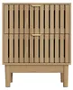 Szafka nocna w stylu mid-century, dąb, z 2 szufladami Podgląd zdjęcia produktu 9