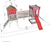Home Deluxe - Parco giochi WUNDERLAND - legno di pino, 555 Anteprima dell’immagine prodotto 7