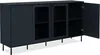 Buffet bas CARACAS,Reproduction bleu navy, 2 portes vitrées Voir les images du produit 4
