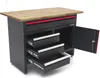 Banco da lavoro HBM 120 cm con 4 cassetti, 1 anta e piano Anteprima dell’immagine prodotto 10