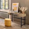 Stôl COLVA, dubový efekt, 105 x 60 x 75,1 cm Náhľad obrázku produktu 3