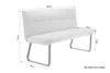 byLIVING Sitzbank Talea, 160 cm, dunkelgrau, Gestell Metall Produktbild-Vorschau 3