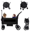 Cabino Bollerwagen Waggie Schwarz – faltbarer Handwagen für Produktbild-Vorschau 2