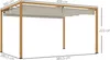 Outsunny Pergola aluminium pergola jardin extérieur 4 x 3 m Voir les images du produit 3