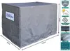 Gitterbox Abdeckung 125x85x87cm Grau Schutzhülle Produktbild-Vorschau 2