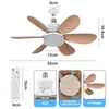 Tichý stropní ventilátor s osvětlením E27 40 W, stropní Náhled obrázku produktu 8