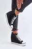 Damen Keilabsatz Sneaker Cross Jeans NN2R4005 Schwarz 39 Produktbild-Vorschau 5