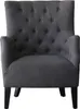 Poltrona scandinava "Duchesse" in tessuto - grigio Anteprima dell’immagine prodotto 2