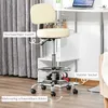 HOMCOM Barhocker Drehstuhl Höheverstellbarer Barstuhl mit Produktbild-Vorschau 6