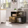 WOLTU Aktenschrank, Rollcontainer mit Schublade&offenen Produktbild-Vorschau 5