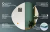 Zrkadlo nepravidelného tvaru - moderný dizajn Boho Loft - Náhľad obrázku produktu 7