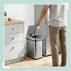 Relaxdays Mülleimer mit Sensor, 12 Liter, elektrischer Produktbild-Vorschau 6