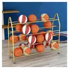 Scaffale metallico a 4 piani per attrezzature sportive, Anteprima dell’immagine prodotto 1
