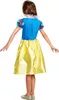 A child wearing a Snow White costume, shown from the back. Produktbild-Vorschau