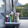 Jinfa Handgefertigte kleine Keramik Deko Blumenvasen Set Produktbild-Vorschau 4