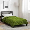 Piumino invernale vidaXL verde 135 x 220 cm in microfibra Anteprima dell’immagine prodotto 2