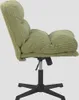 HOMLA CORDIVO Kord-Drehsessel oliv 66x71x83 cm Produktbild-Vorschau 3