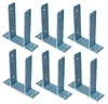 6x U Pfostenträger für Zaunpfosten 9x9 cm zum Aufschrauben Produktbild-Vorschau 1
