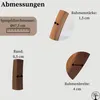 STOLARNIA PIKA Spiegel Rund Holz Rustikal - Wandspiegel mit Produktbild-Vorschau 6