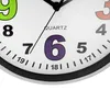 MPM-Quality Morelli Wanduhr Kunststoff lautlos Weiß 20 cm Produktbild-Vorschau 4