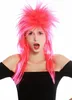 WIG ME UP Perücke Punk Vokuhila 80s Rot Rosa Produktbild-Vorschau 2