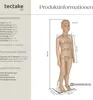 tectake® Schaufensterpuppe aus Kunststoff Glasplatte mit Produktbild-Vorschau 5