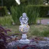 LED Solar Gartenfigur Grabdeko Engel - 1 warmweiße LED - H: Produktbild-Vorschau 9