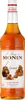 A bottle of Monin Caramel syrup against a white background. Produktbild-Vorschau