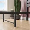 Postel STILVORA, kovová, rozměr 90×200 cm, s čelem z MDF a Náhled obrázku produktu 5
