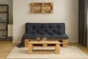 A living room scene with a pallet sofa and coffee table. Produktbild-Vorschau