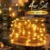 4 Set LED Lichterkette Drahtlichterkette Weihnachten Produktbild-Vorschau 1