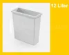 Hailo Inneneimer 1122459 mit Deckel 12 L 320 x 141 x 350 mm Produktbild-Vorschau 4