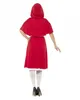 Rotkäppchen Kostüm mit Kapuze für Fasching Größe: XL Produktbild-Vorschau 2